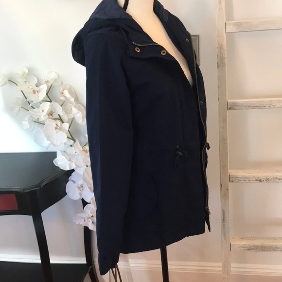 ‼️CLEARANCE‼️ Navy Hooded Jacket - Picture 7 of 7